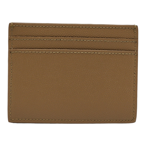 Saint Laurent Grain de Poudre Embossed Leather Card Case Wallet