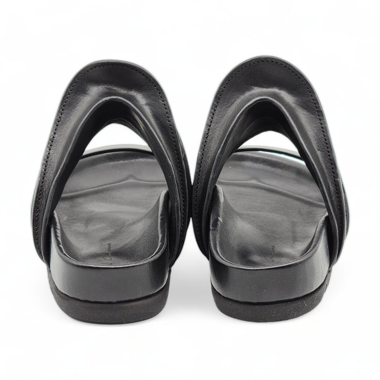 Rick Owens Brancusi Granola Leather Sandals 'Black'