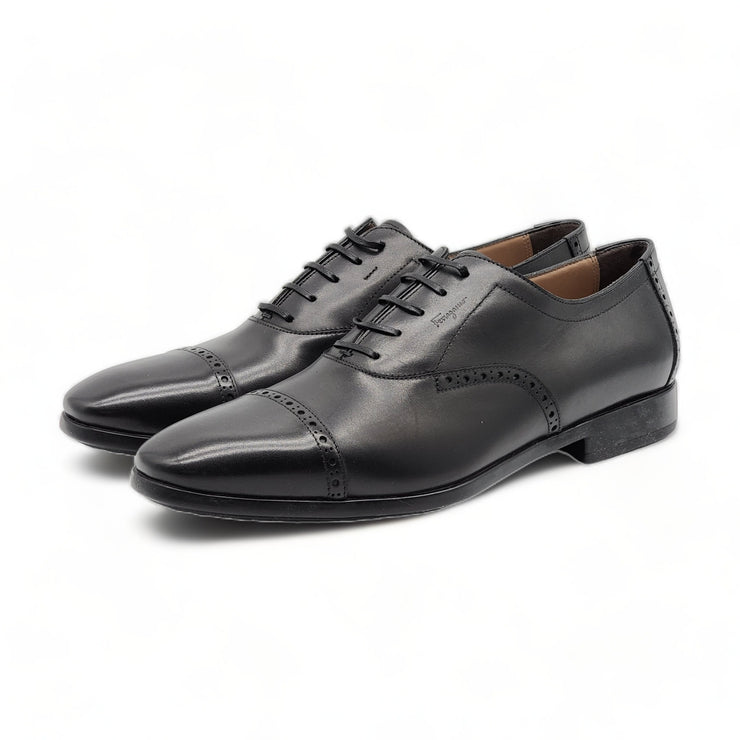 Salvatore Ferragamo Riley Oxford Shoes Black