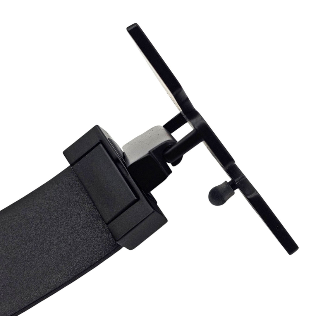 Emporio Armani by Giorgio Armani Black Leather Men's Belt with Eagle Logo Buckle