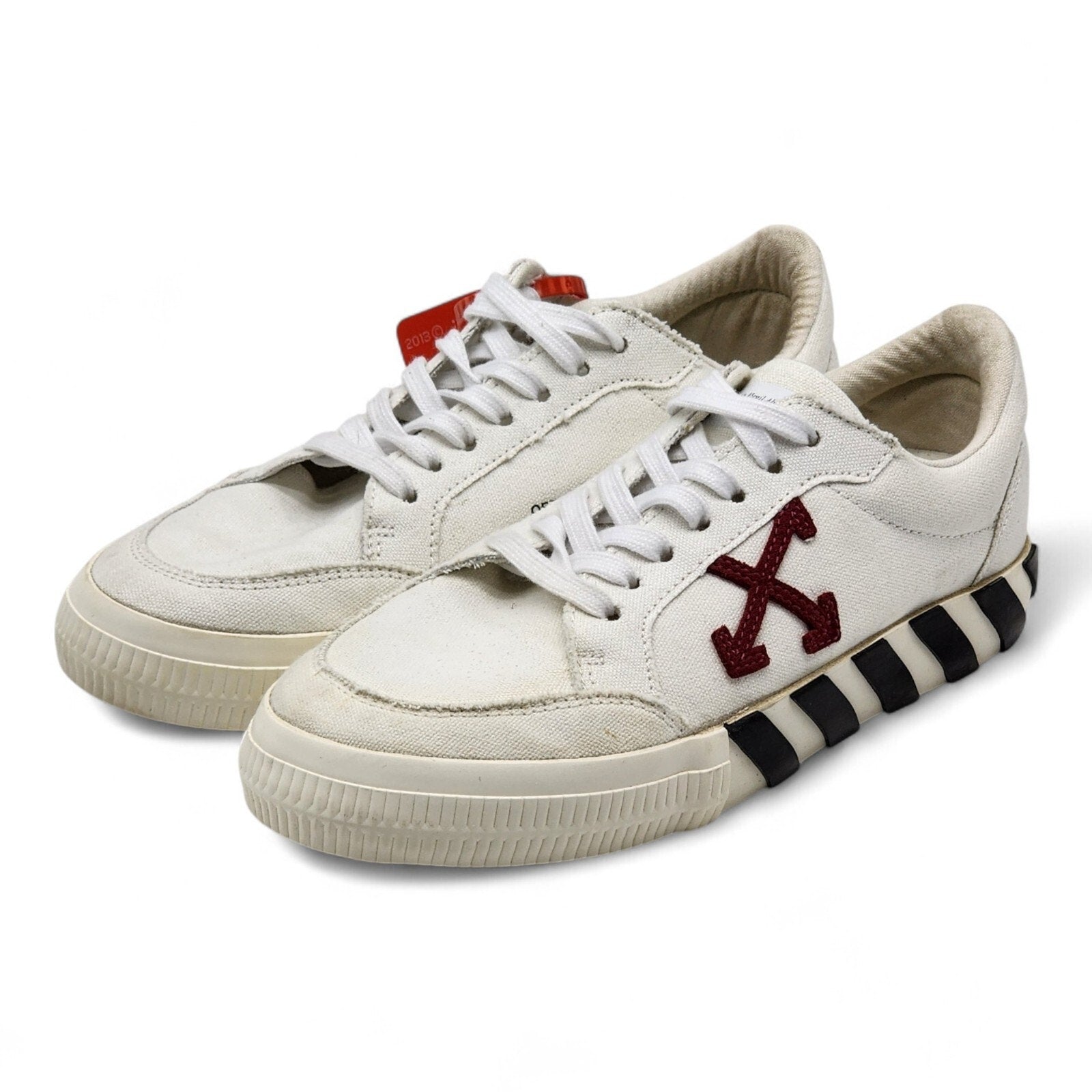 off white vulc low red