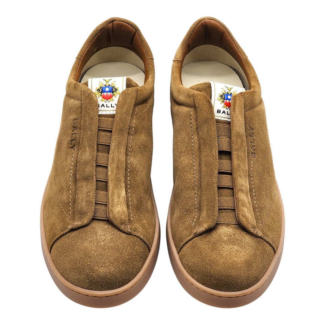 Bally Crest Romy Suede Slip On Men’s Sneakers Dark Brown