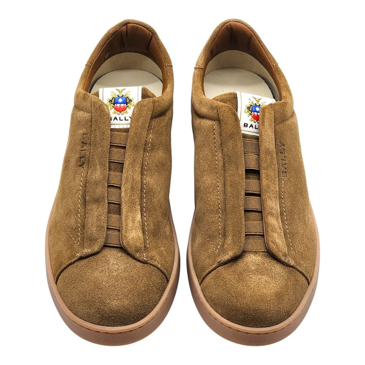 Bally Crest Romy Suede Slip On Men’s Sneakers Dark Brown