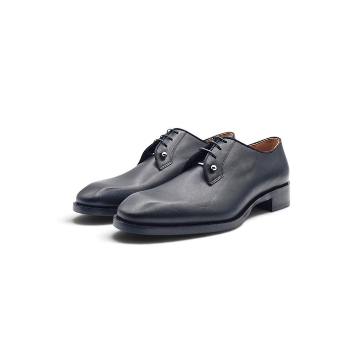 Christian Louboutin Chambeliss Leather Derby Shoes Black EU 40 US 7 - NWOB $1350