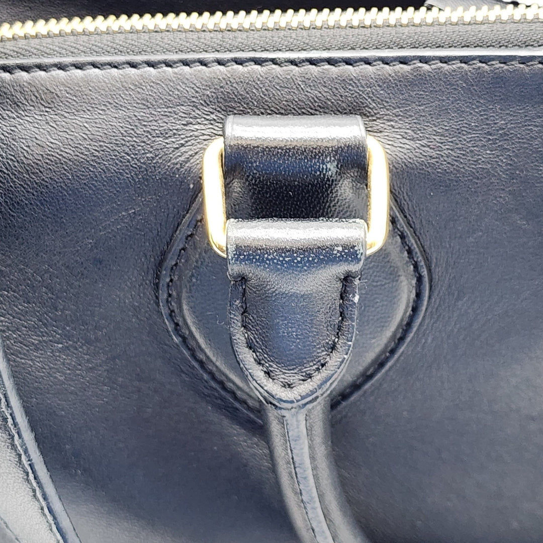 Celine Phoebe Triptyque Leather Shoulder Bag Satchel Black - New $3800