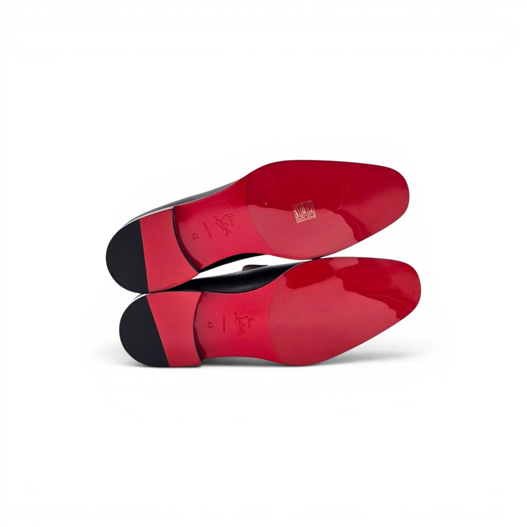 Christian Louboutin Danny Flex Leather Loafers in Black Size 42 US 9 - $1120