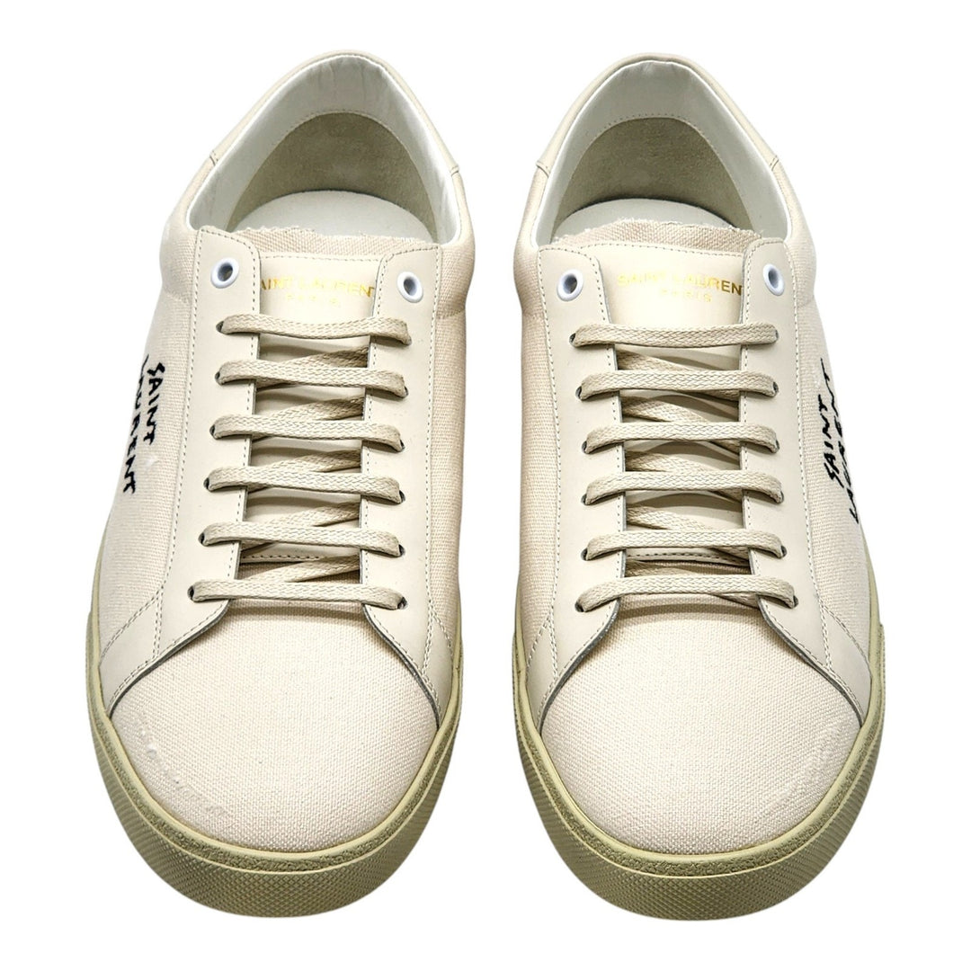 Saint Laurent Court Classic SL/06 Sneakers White EU 45 US 12 - New $785
