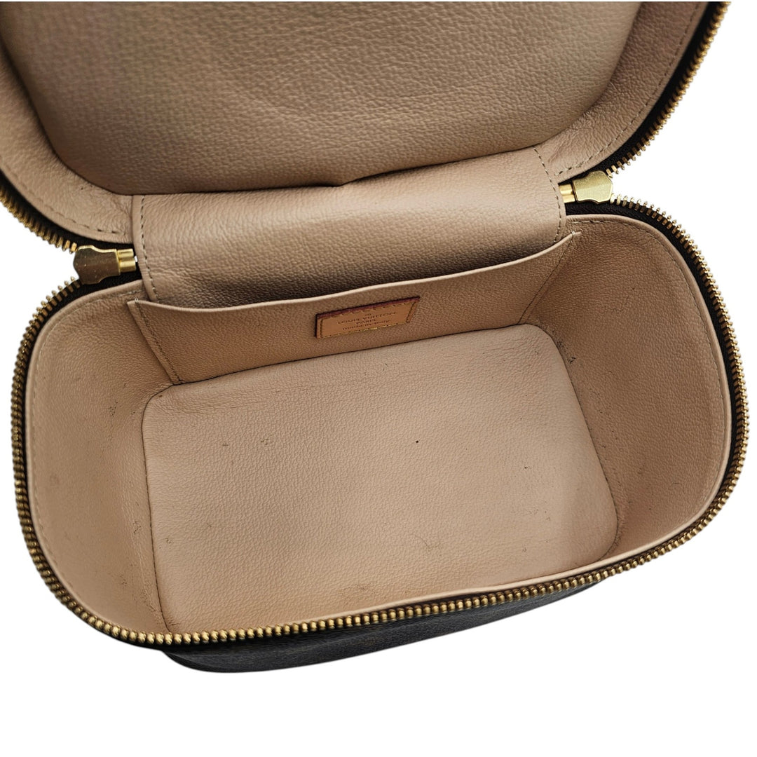 Louis Vuitton Nice Mini Vanity Case Monogram Canvas Beauty Bag Brown - Preowned
