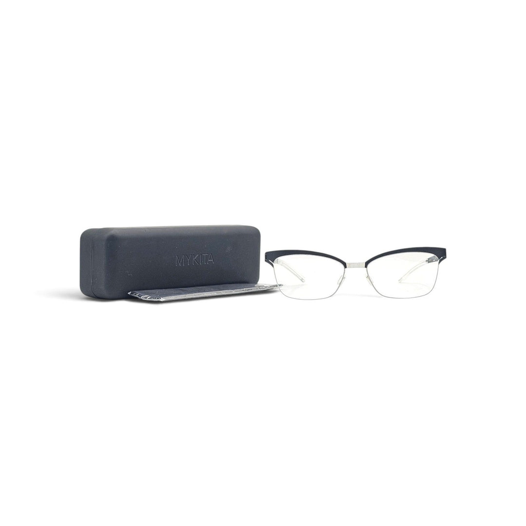 MYKITA MINT Mikio COL 052 Black Silver Cat Eye Eyeglasses 54-16-140 - NWB $850