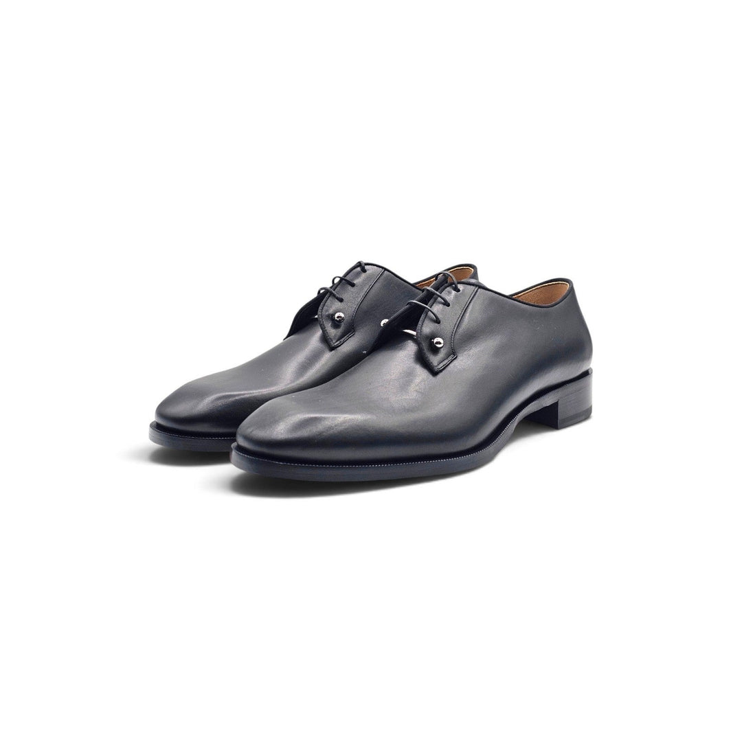 Christian Louboutin Chambeliss Leather Derby Shoes Black EU 44.5 US 11.5 $1350