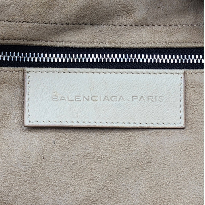 Balenciaga Paris Strike Hold Suede Hobo Shoulder Bag Collector's - Preloved