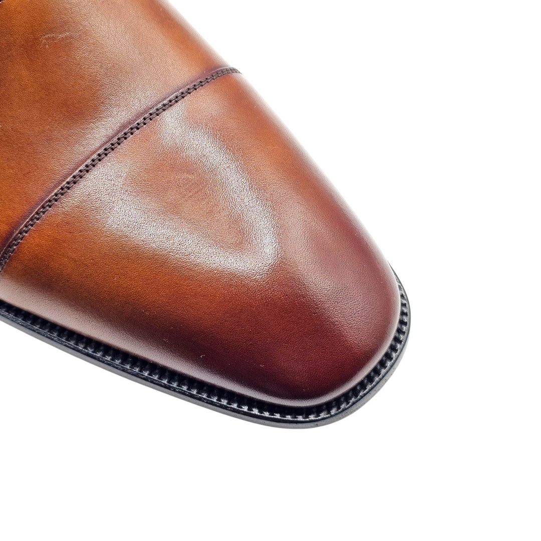 Christian Louboutin Greggo Leather Oxford Shoes Brown EU 42 US 9 - $1050