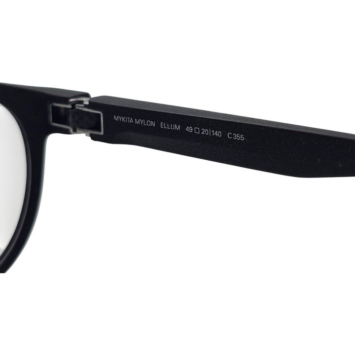 MYKITA MYLON Ellum C355 Ebony Brown Round Eyeglasses 49-20-140 Unisex - NWB $850