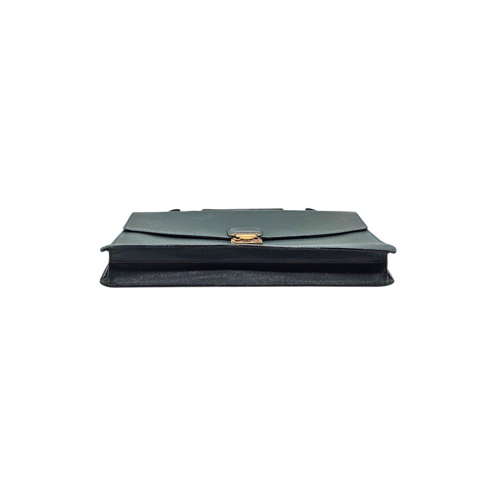 Louis Vuitton Taiga Leather Serviette Kourad Briefcase Epicea Green T16786