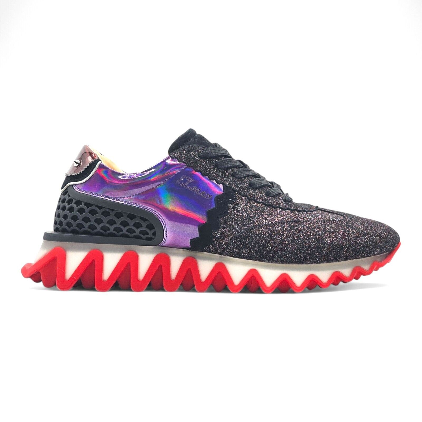 スニーカー Christian Louboutin Loubishark Glitter Iridescent- EU 45 Christian Louboutin Loubishark Glitter Iridescent Sneakers