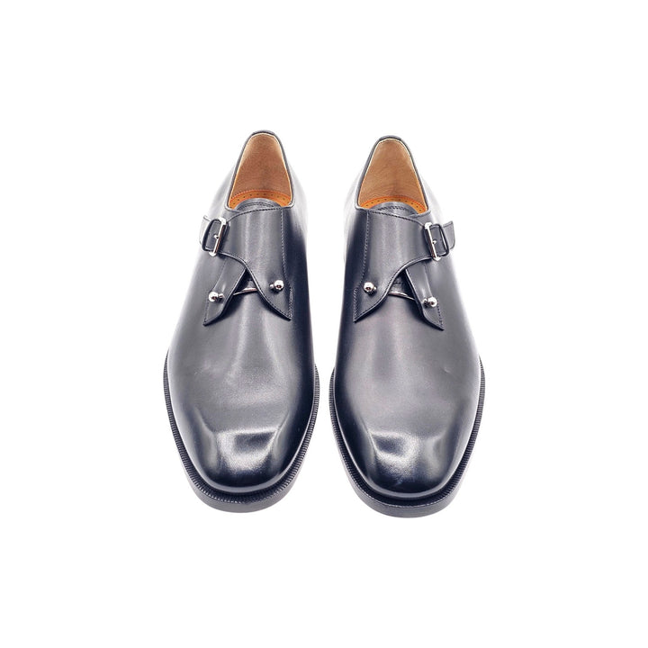 Christian Louboutin Chambelimonk Leather Derby Shoes Black EU 42.5 US 9.5