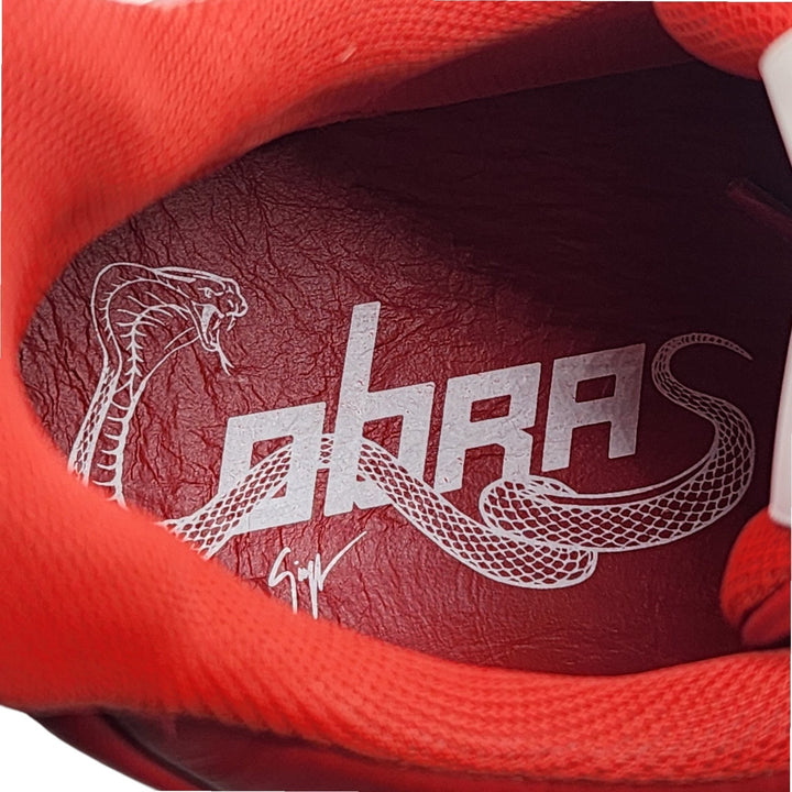 Giuseppe Zanotti x Young Thug Cobras Leather Sneakers Red EU 44 US 11 - NWB $995