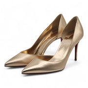 Christian Louboutin Iriza Pumps 85 - Metallic Leather - Gold - 38