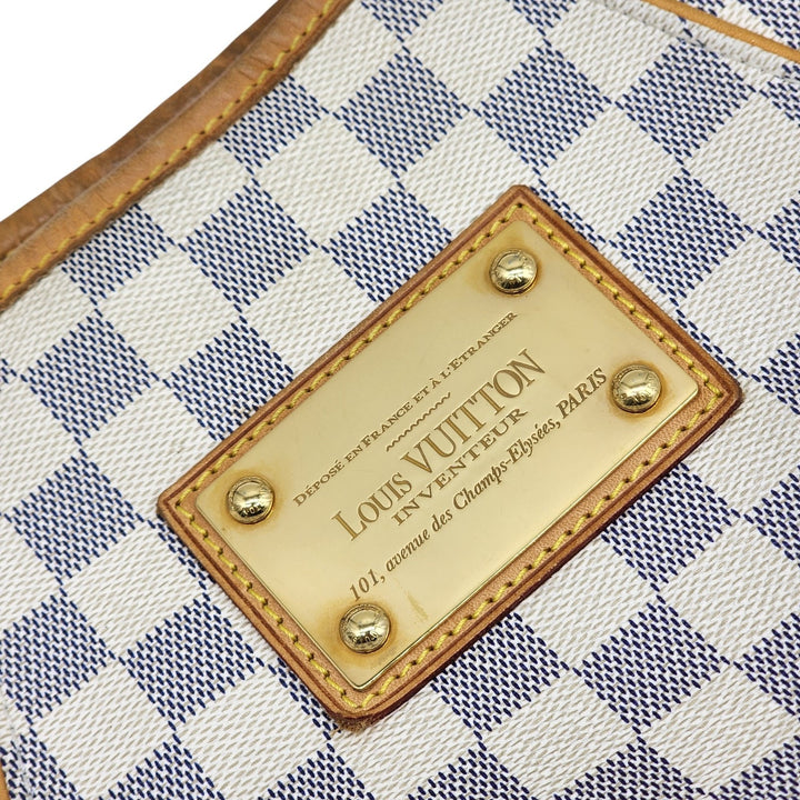 Louis Vuitton Galliera PM Damier Azur Canvas Shoulder Bag Handbag