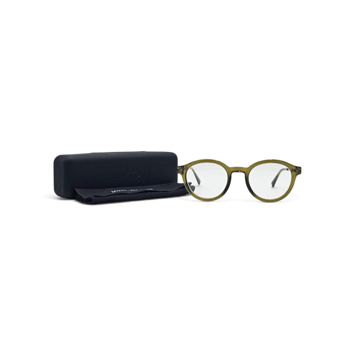 MYKITA Ketill C723 Clear Khaki Round Eyeglasses 48-22-140 Unisex - NWB $850