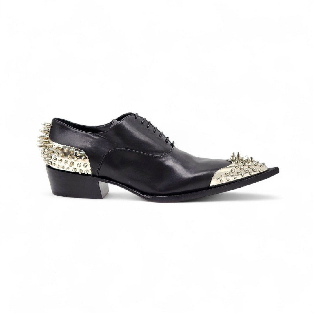 Christian Louboutin Cheliviss Meteor Leather Oxford Shoes EU 40.5 US 7.5 - $2695