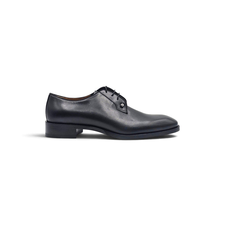 Christian Louboutin Chambeliss Leather Derby Shoes Black EU 44.5 US 11.5 $1350