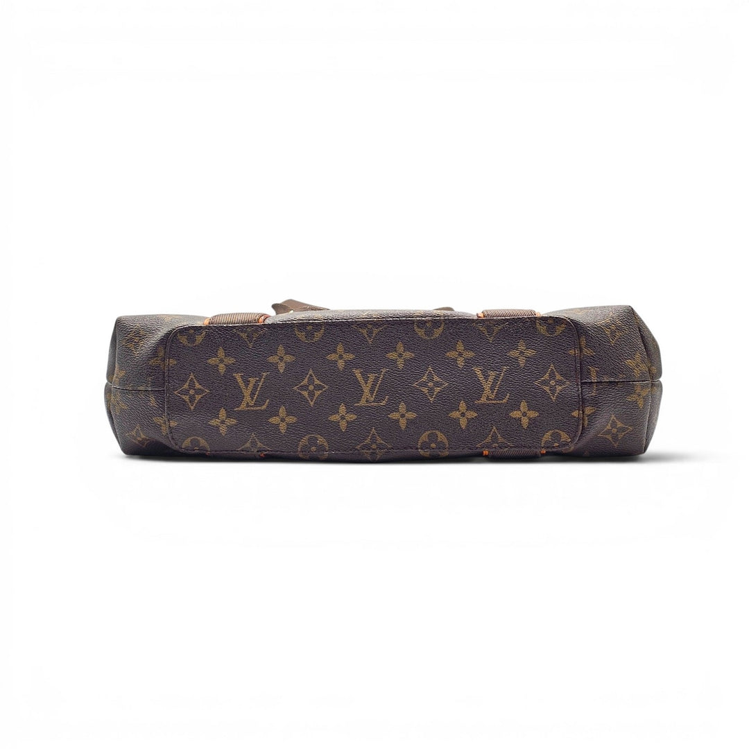 Louis Vuitton Monogram Cabas Beaubourg Unisex Tote Bag Brown