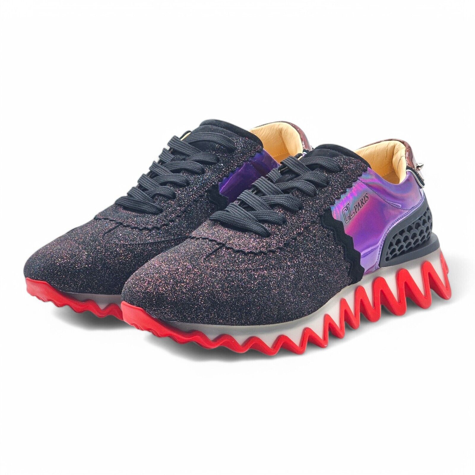 スニーカー Christian Louboutin Loubishark Glitter Iridescent- EU 45 Christian Louboutin Loubishark Glitter Iridescent Sneakers