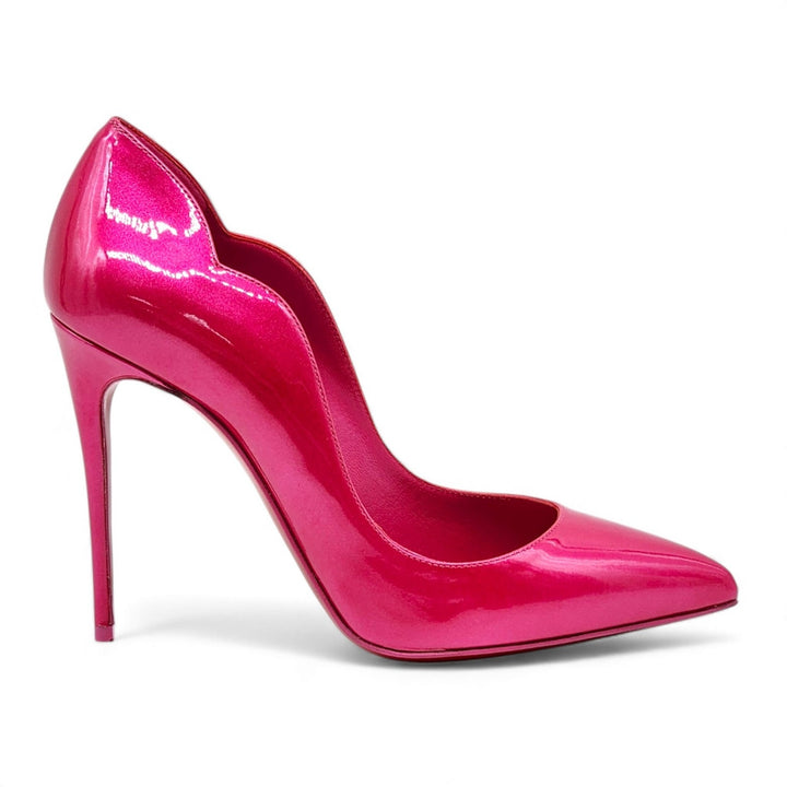 Christian Louboutin Hot Chick Patent Leather Pumps Pink EU 37 US 6.5