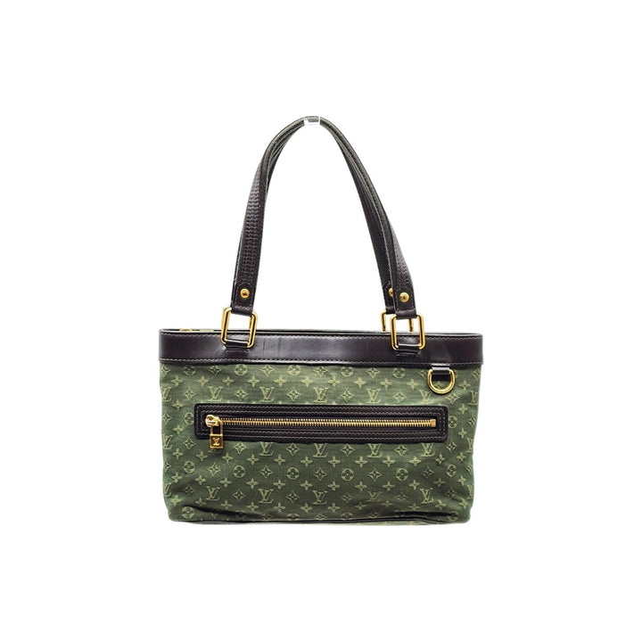 Louis Vuitton Khaki Monogram Mini Lin Lucille PM Bag Green