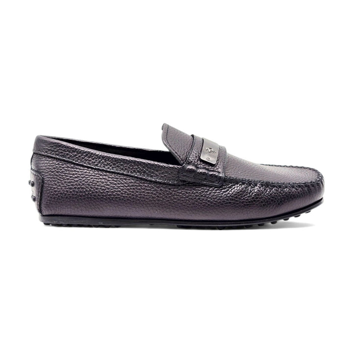 Tod’s for Ferrari Leather Gommino Driving Loafers Black UK 7 US 8