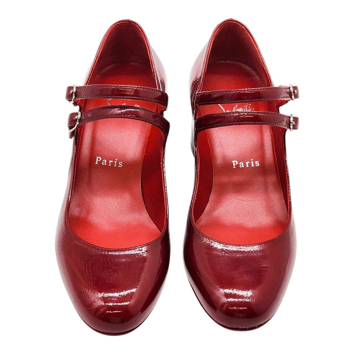 Christian Louboutin Miss Jane Patent Leather Pumps Red EU 36.5 US 6 - New $945