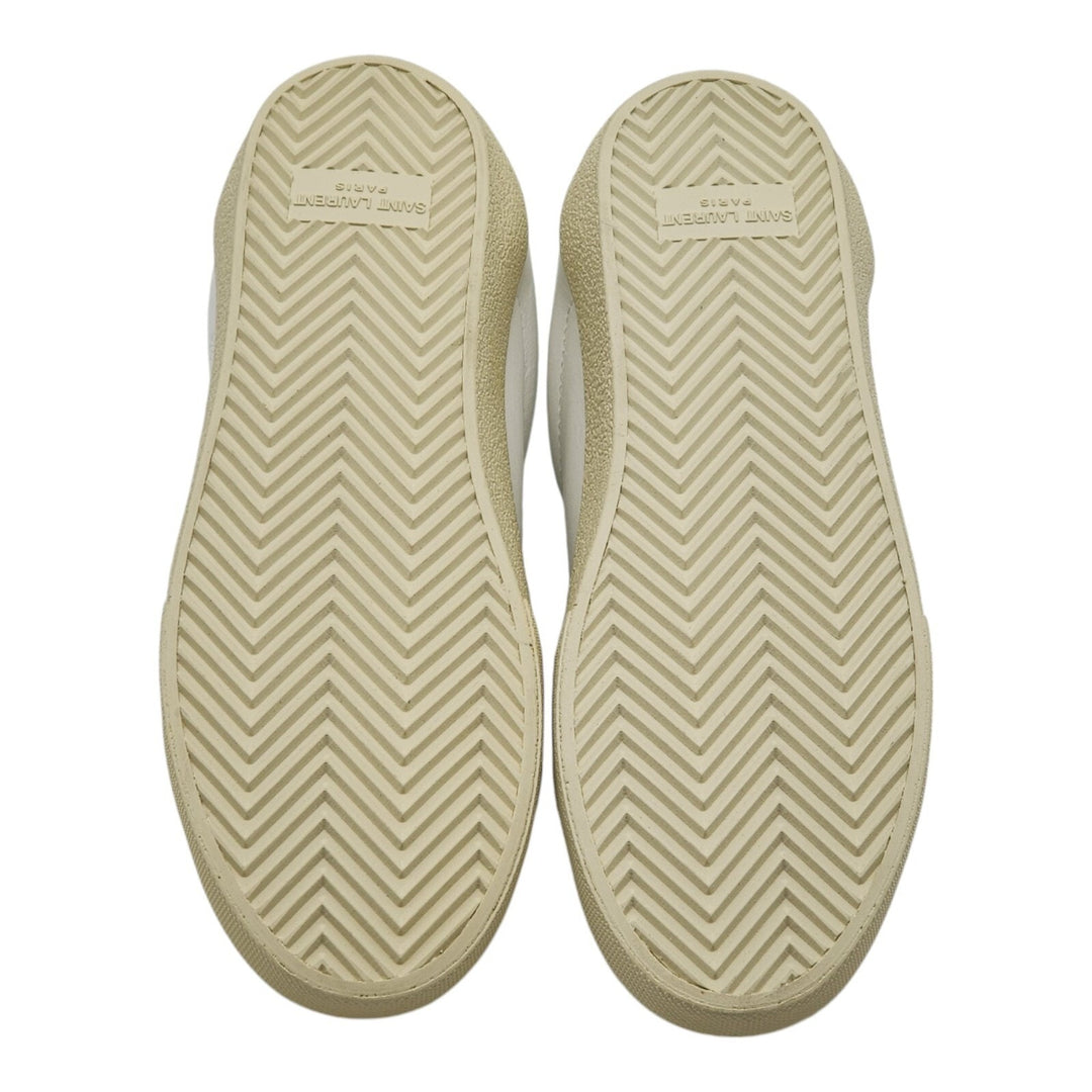 Saint Laurent Court Classic SL/06 Leather Sneakers White EU 36.5 US 6