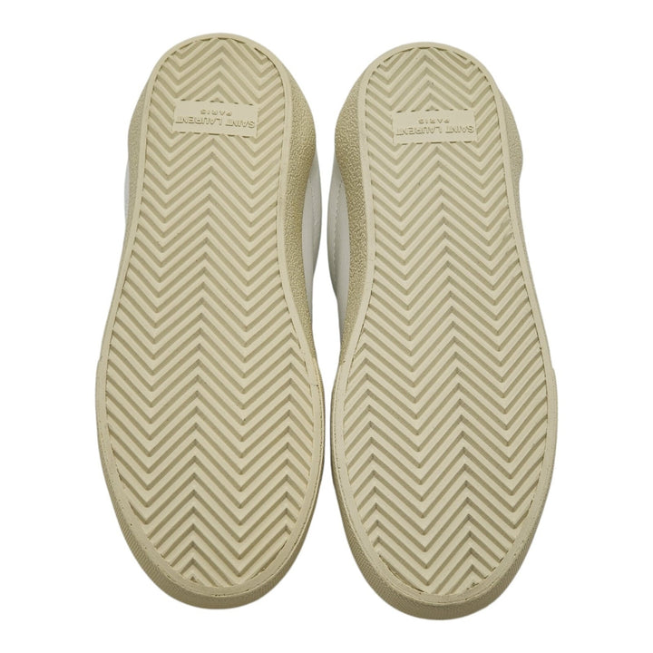 Saint Laurent Court Classic SL/06 Leather Sneakers White EU 36.5 US 6