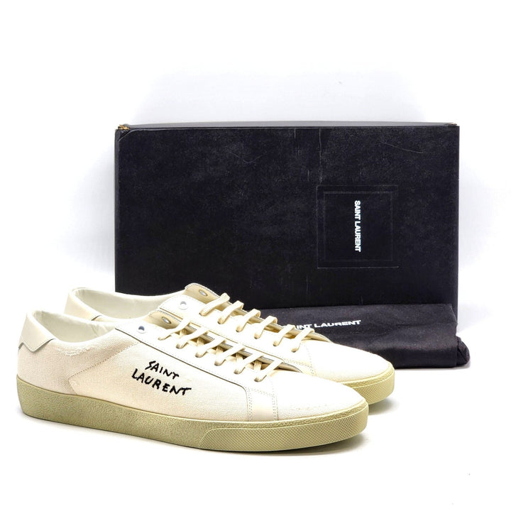 Saint Laurent Andy Court Classic SL/06 Sneakers White EU 45.5 US 12.5 New $785