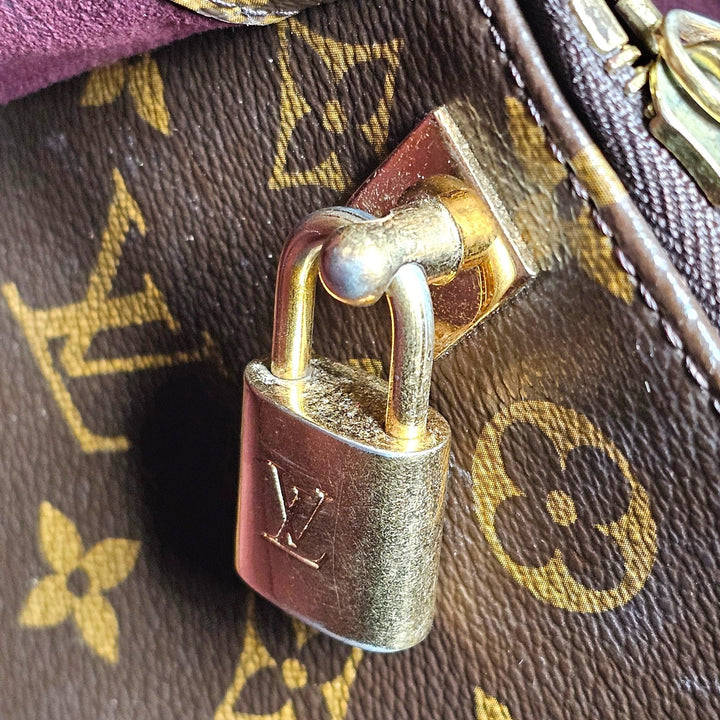 Louis Vuitton Monogram Montaigne GM Shoulder Tote Bag Brown M41067