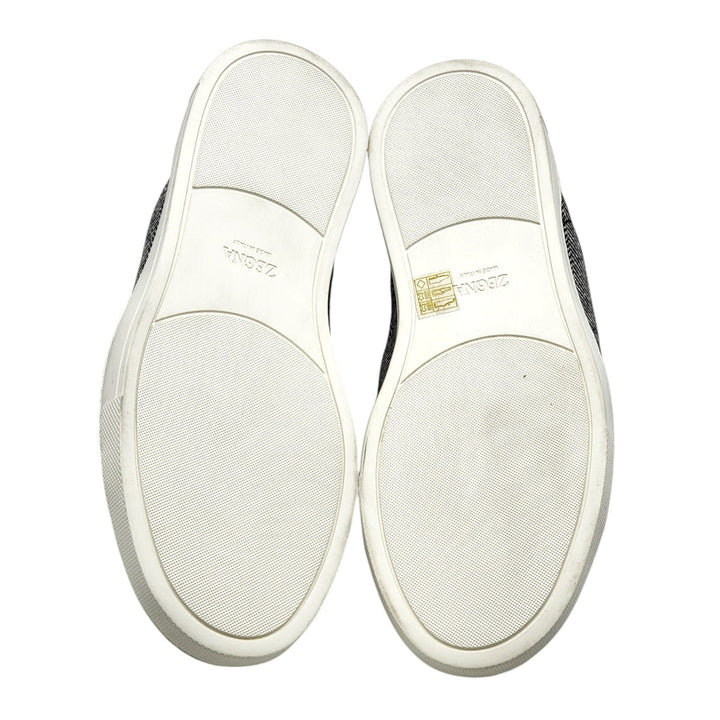 Ermenegildo Zegna Triple Stitch Wool Sneakers S5346Z Gray EU 12 US 13