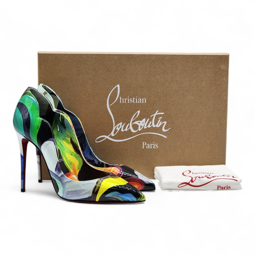 Christian Louboutin Hot Chick Leather Pumps Multicolor EU 34 US 4