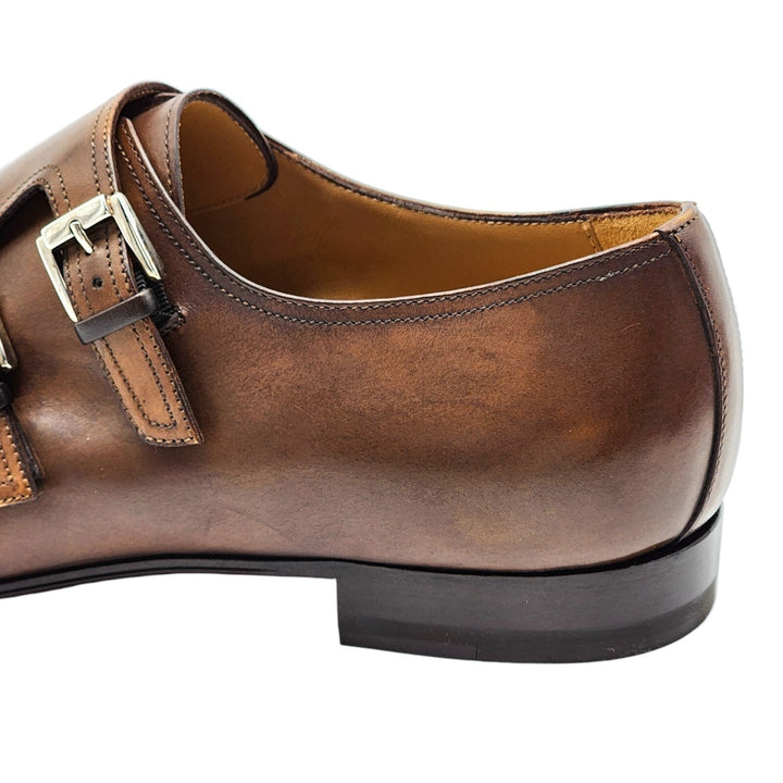Christian Louboutin Mortimer Monk Leather Shoes Brown EU 42 US 9