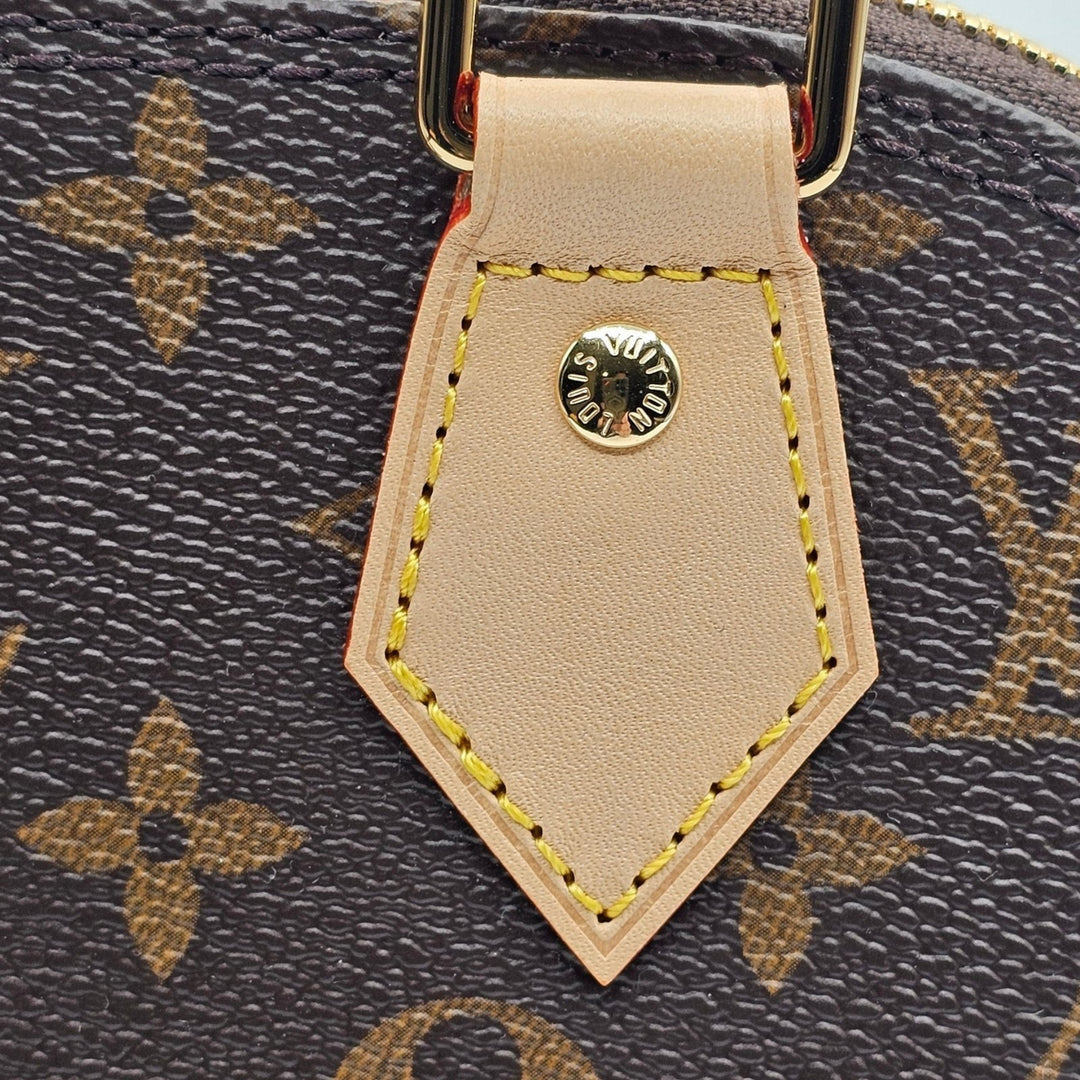 Louis Vuitton Mini Alma BB Monogram Canvas Top Handle Bag Brown - NWB