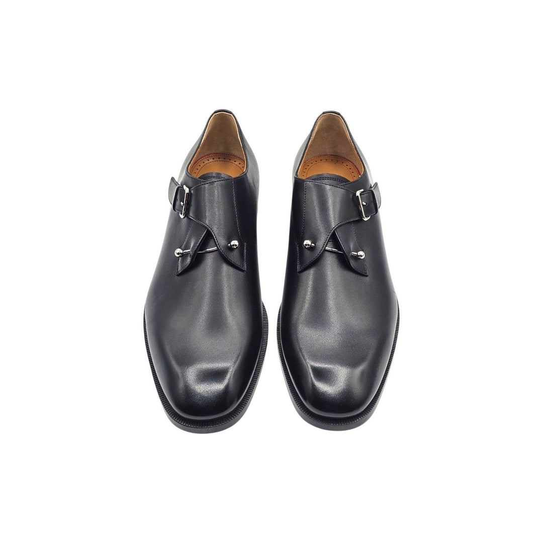 Christian Louboutin Chambelimonk Leather Derby Shoes Black EU 44 US 11 $1490