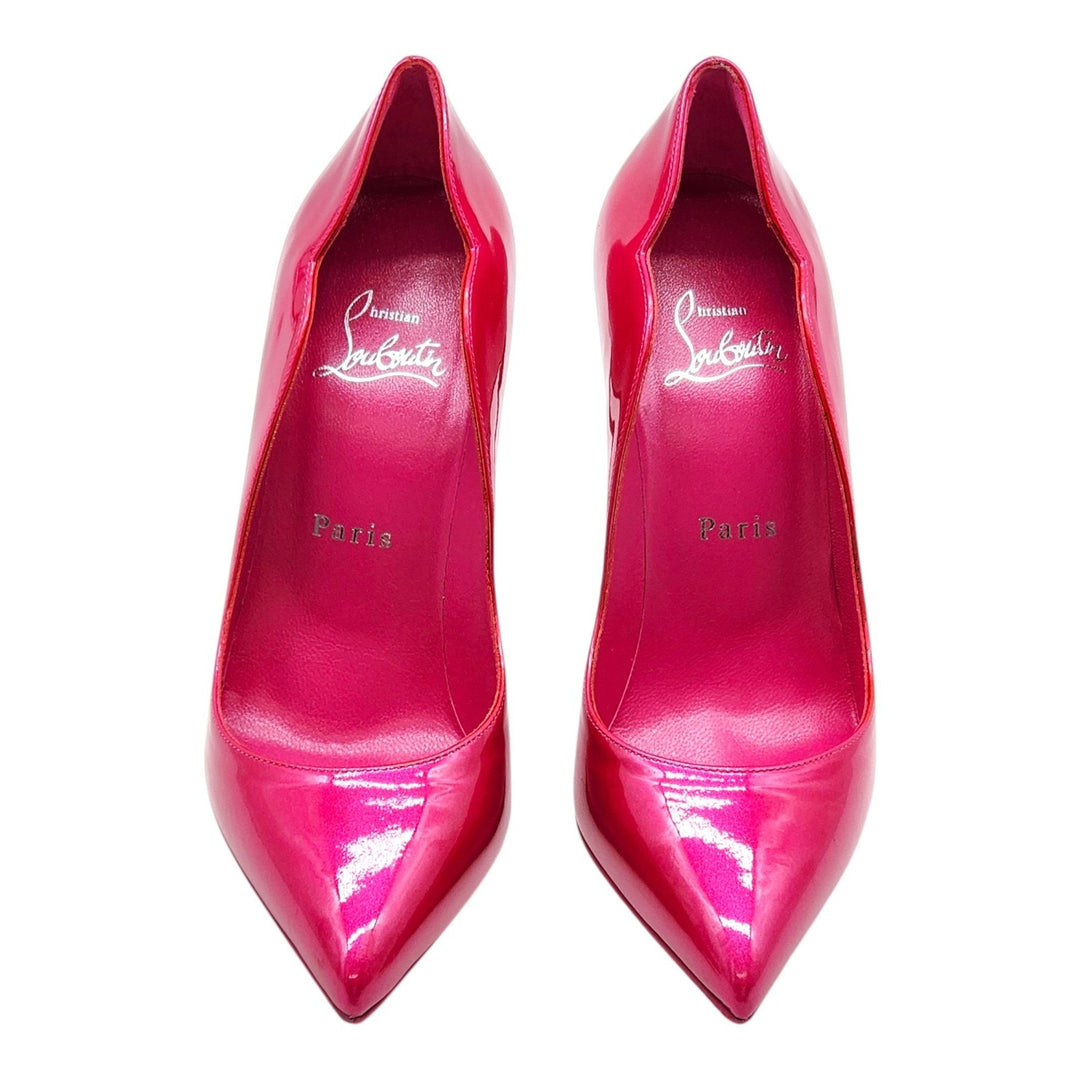 Christian Louboutin Hot Chick Patent Leather Pumps Pink EU 37 US 6.5