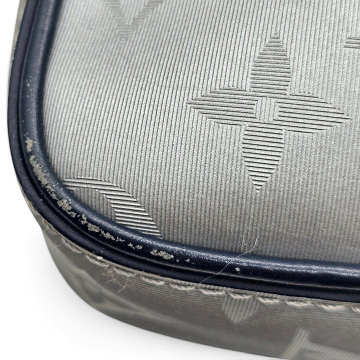 Louis Vuitton Monogram Satellite Alpha Crossbody Messenger Bag Silver M44169
