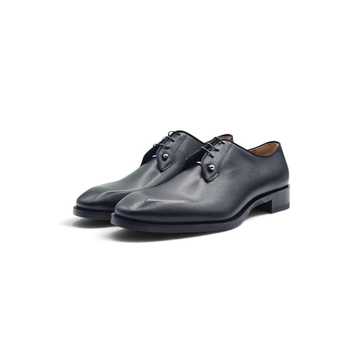 Christian Louboutin Chambeliss Leather Derby Shoes Black EU 42.5 US 9.5 $1350