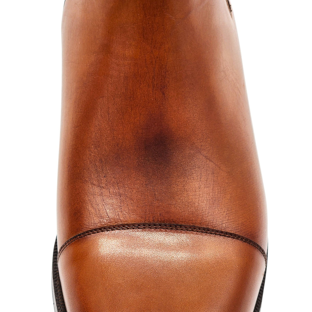 Christian Louboutin Antonio Chelsea Leather Boots Brown EU 40 US 7