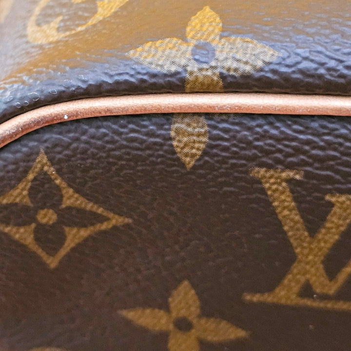 Louis Vuitton Nice Mini Vanity Case Monogram Canvas Beauty Bag Brown - Preowned