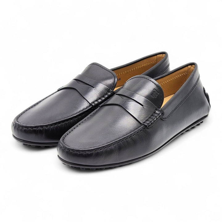 Tod’s Gommino Penny Driving Men’s Leather Loafers Black UK 6.5 US 8 - New $695
