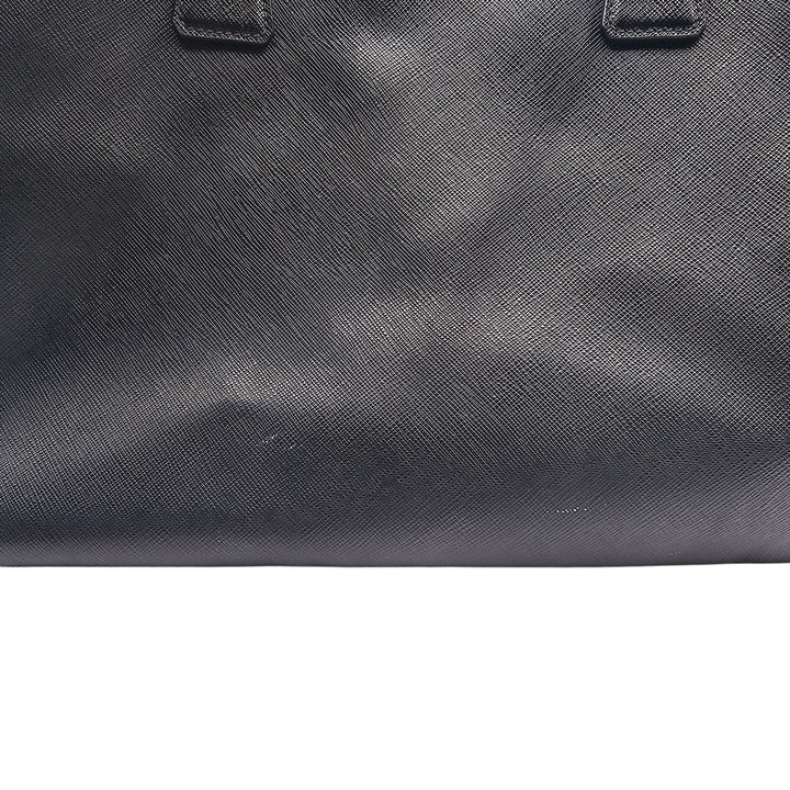 Prada Galleria Saffiano Leather Large Double Handle Tote Bag Black