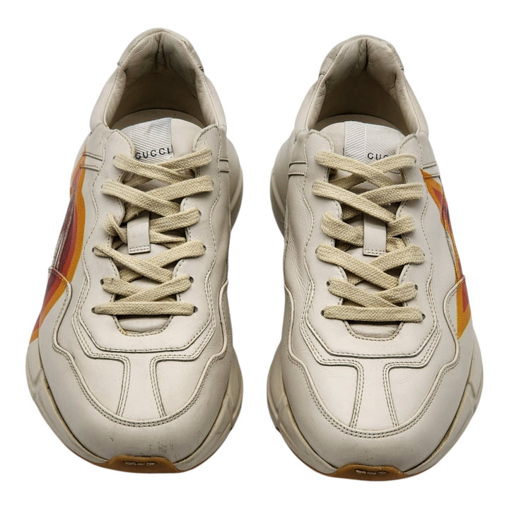 GUCCI Rhyton Interlocking GG Screener Star Leather Sneakers UK 7 US 8