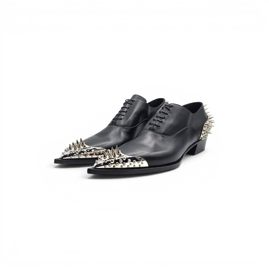 Christian Louboutin Cheliviss Meteor Leather Oxford Shoes EU 41.5 US 8.5